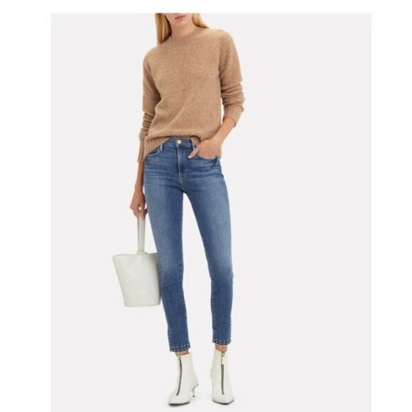 FRAME Le High Studded Skinny Jeans - 25 - Picture 1 of 16